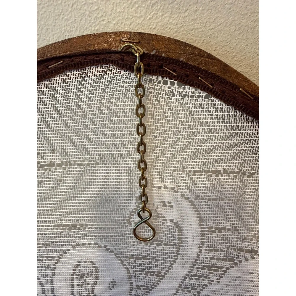 Vintage Swan Lace Wall Hanging - Picture 9 of 17
